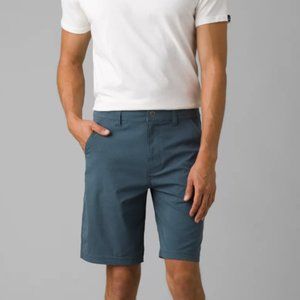 PRANA HYBRIDIZER SHORT (grey/blue)